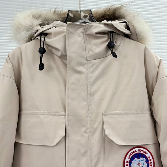Canada Goose Expedition white Unisex Hooded Parka - Picture 3 of 9